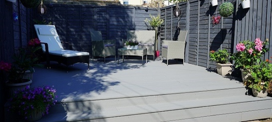 patio with composite decking