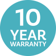 10 Year Warranty