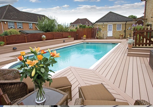 Pool Decking Composite Deck Boards Are, Decks Around Pools